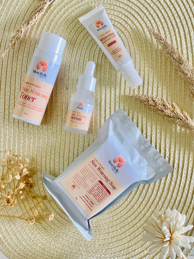 Mon Belle's Light & Bright Skin Whitening Line